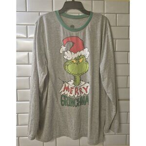Toddler's Grinchmas Graphic Tee Gray Size XL